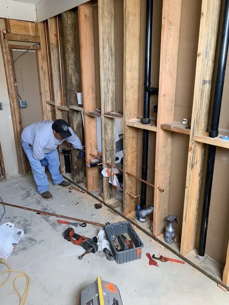Commercial rough-in plumbing for Gas Line Repair in Longwood Highlands